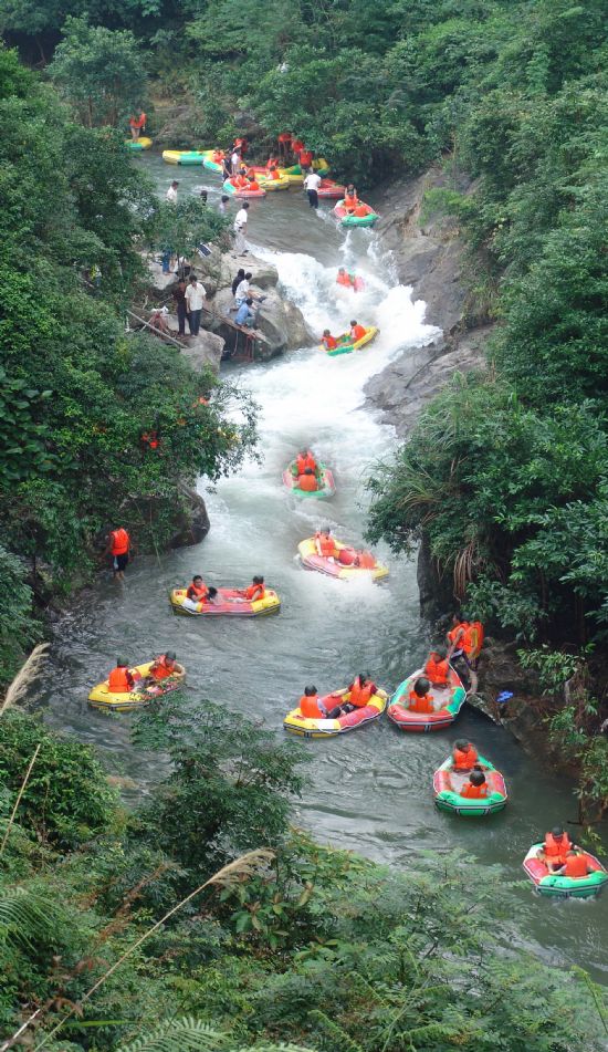 惠州雷公峡漂流